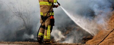 Gräsbrand vid Balkeröd