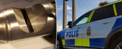 Tre stölder av katalysatorer på Tjörn under natten