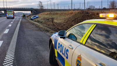 Singelolycka på E6