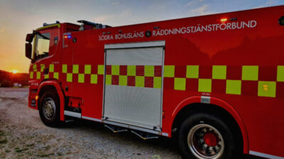 Larm om brand i terrängen