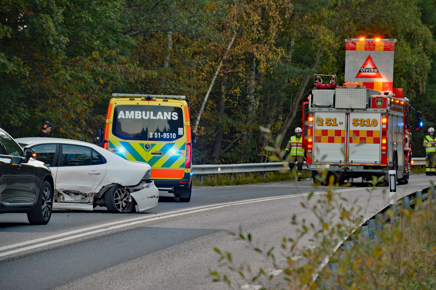 Trafikolycka vid Skåpesund