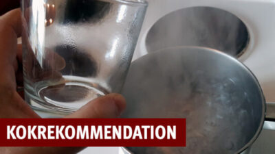 Kokrekommendation av samhällsföreningens vattnet i Svanvik