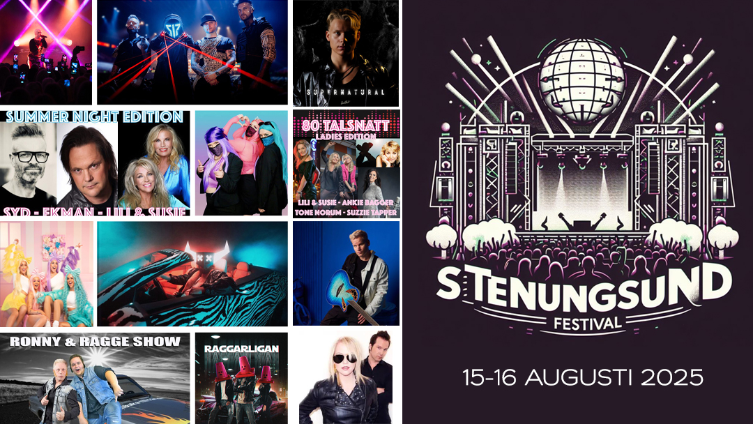 Alla artister bokade för Stenungsundsfestivalen