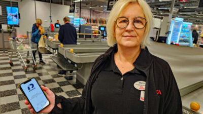 Butik slutar med digital legitimation