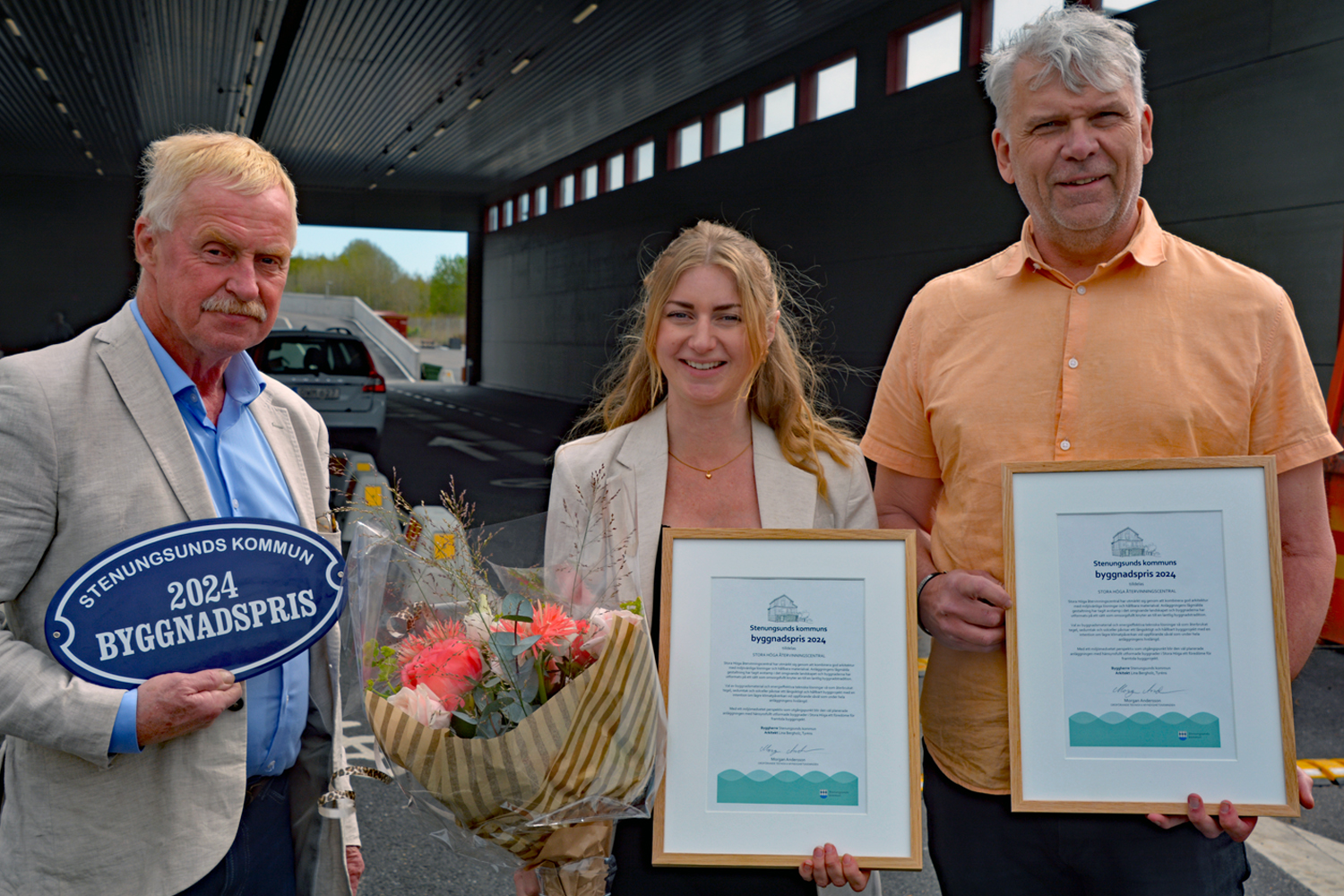 Stora Höga återvinningscentral tilldelades Byggnadspriset 2025