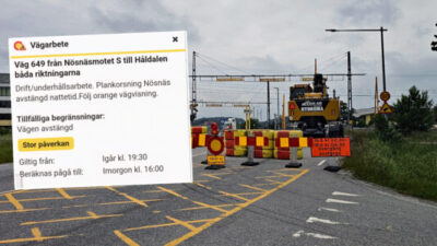 Plankorsning Nösnäs totalavstängd - Felaktig information gick ut