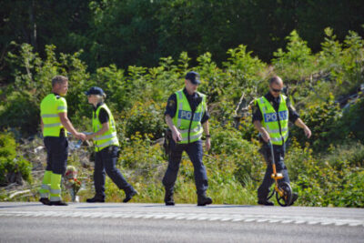 Platsundersökning efter dödolyckan på länsväg 160