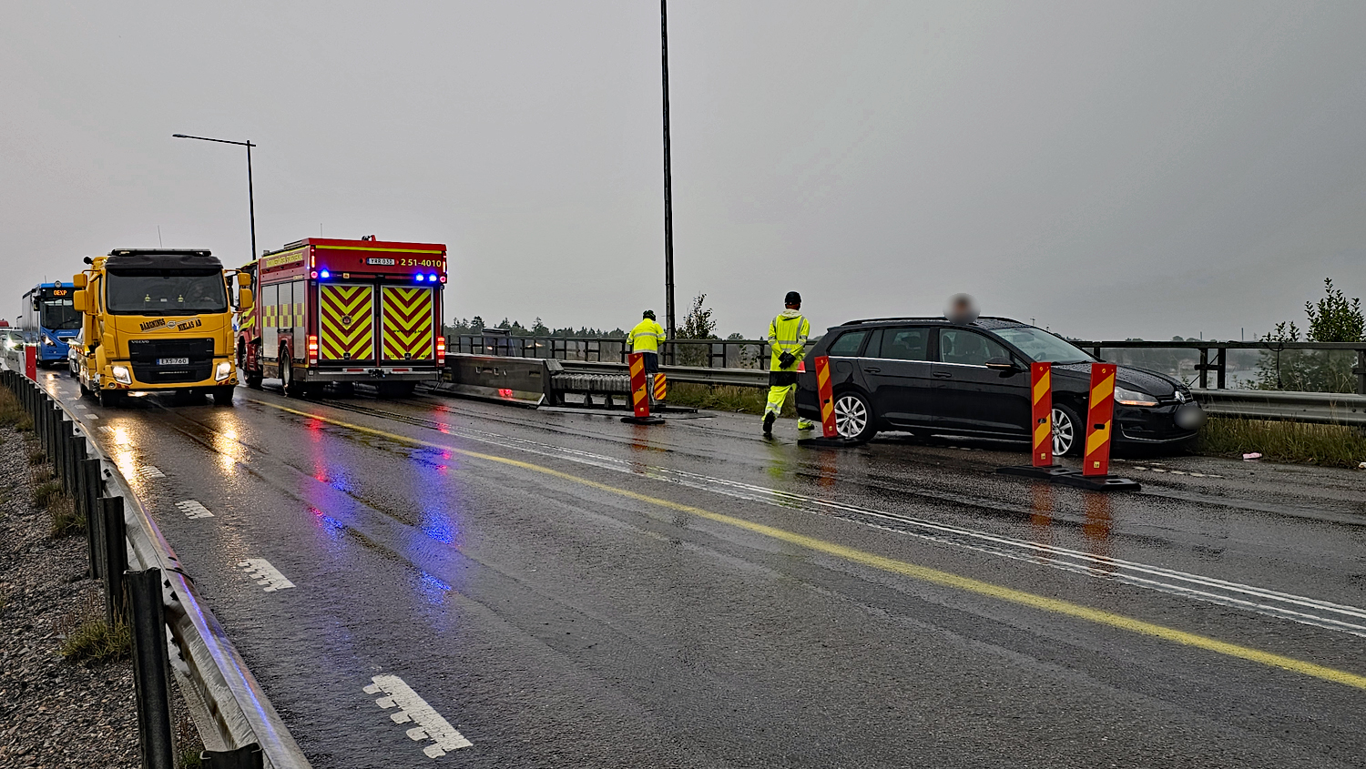 Trafikolycka på Stenungsöbron