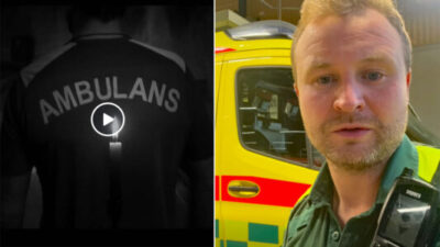 Efter knivmordet i Nordanstig: Lasse från ambulansen Stenungsund om deras vardag och krav på mer hjälp från polisen
