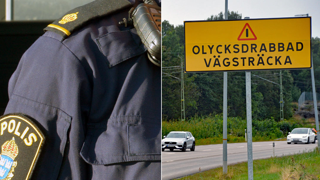 Ej anpassat avstånd på länsväg 160 gav böter