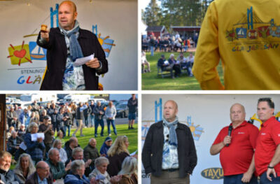 BILDEXTRA: Glädjeresans välgörenhetsauktion blev en folkfest i höstsolen