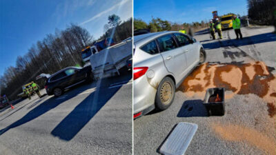 Trafikolycka på Orust - En person till sjukhus