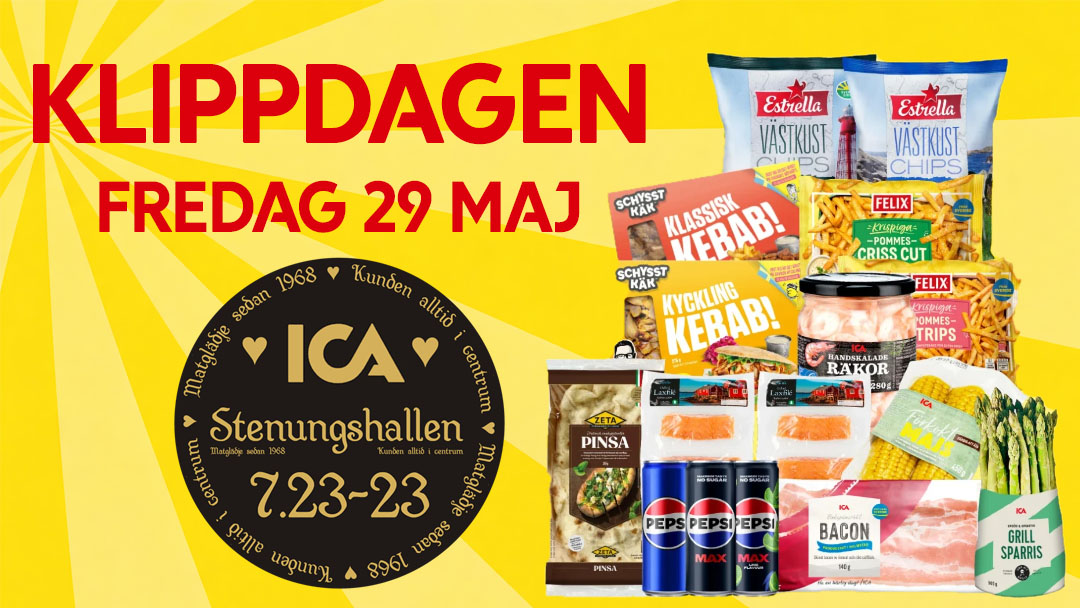 ICA Stenungshallen – Klippdagen 29 Maj