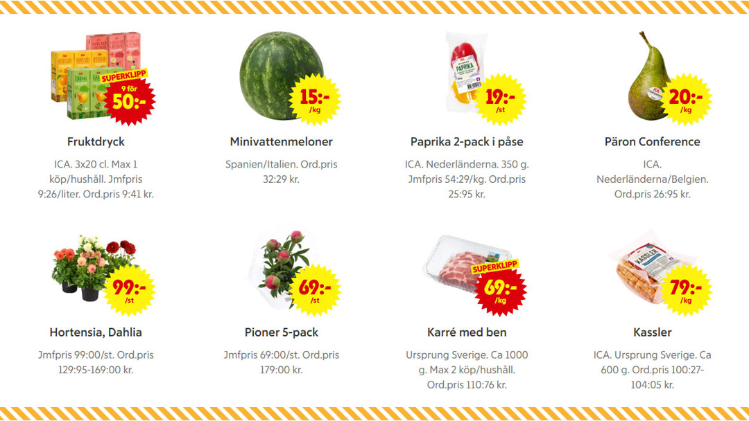 ICA Stenungshallen – Veckans erbjudande