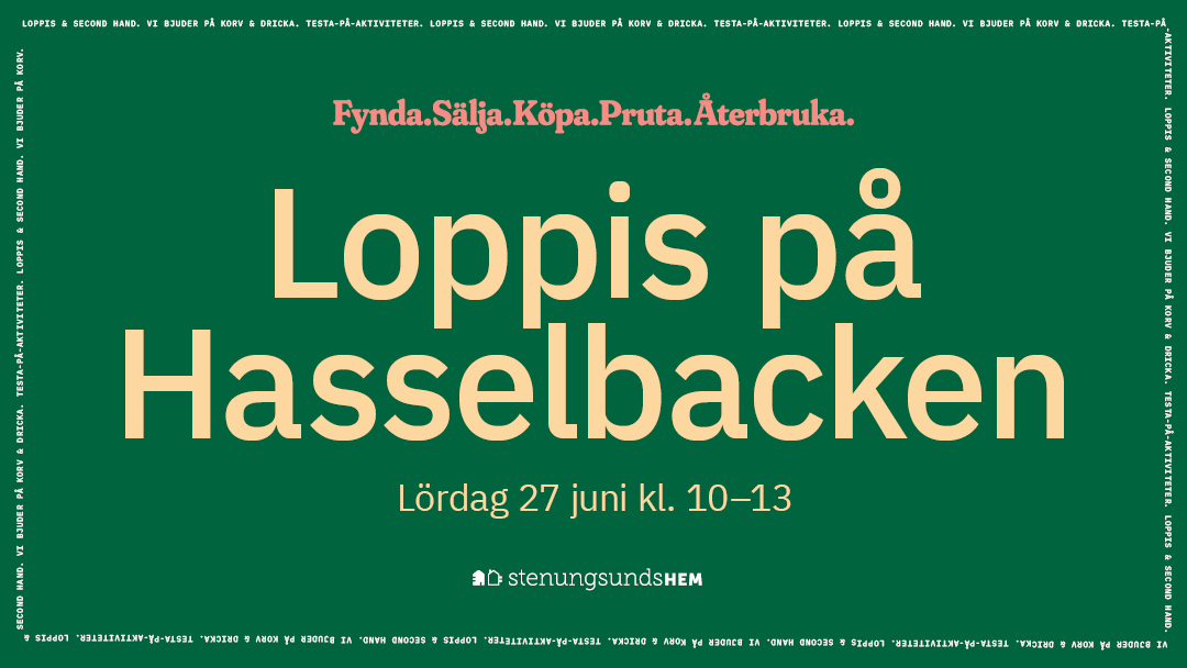 Loppis på Hasselbacken – Stenungsundshem Loppis på Hasselbacken – Stenungsundshem