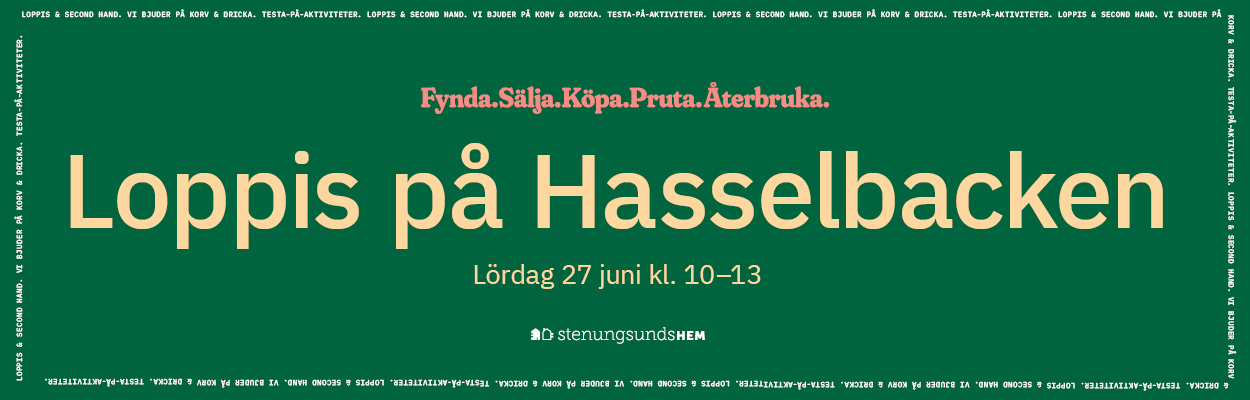 Loppis på Hasselbacken – Stenungsundshem Loppis på Hasselbacken – Stenungsundshem